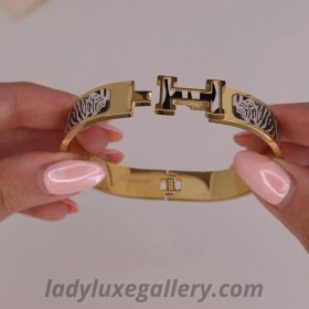 تصویر بنگل طرح H زبرا طلایی 