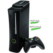 تصویر خرید ایکس باکس 360 الایت 120G دو دسته با بازی همراه با کینکت | قیمت Xbox 360 