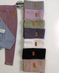 تصویر لگ داخل پشمی - صورتی / Free size کد محصول: ۴۰۵۵