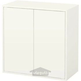 تصویر کابینت دارای 2 درب و 1 قفسه ایکیا مدل IKEA EKET رنگ سفید تحویل 29 روزه IKEA EKET