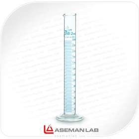 تصویر استوانه مدرج شیشه ای پایه گرد یونی لب UNILAB 