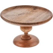 تصویر ظرف سرو کیک مدل پایه دار کد 001 