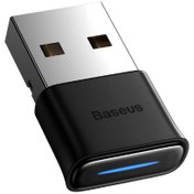 تصویر دانگل بلوتوث کامپیوتر Baseus BA04 ZJBA0000 V5.0 USB Baseus BA04 ZJBA0000 V5.0 USB Bluetooth Dongle