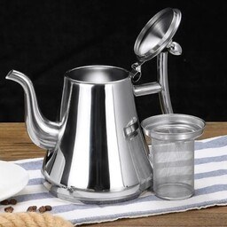 تصویر قوری عربی 2 لیتر استیل 