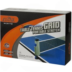 تصویر تور و گیره پینگ پنگ سیما مدل CM-T121 به همراهرویه راکت رکستون Rexton 1 رنگ مشکی کد M10102 