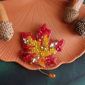 تصویر گلسینه برگ پاییزی 