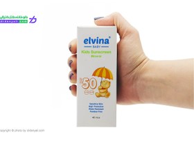 تصویر كرم ضد آفتاب كودك 40 میلی لیتر الوینا elvina kids sunscreen mineral