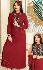 تصویر ست کت سارافون زنانه کد 2235 