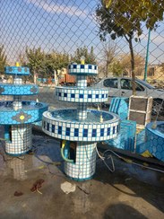 تصویر آبنما سه طبقه 60 سانتی 