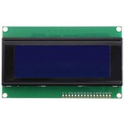تصویر ماژول نمایشگر LCD کاراکتری ۴ در ۲۰ بک لایت آبی 