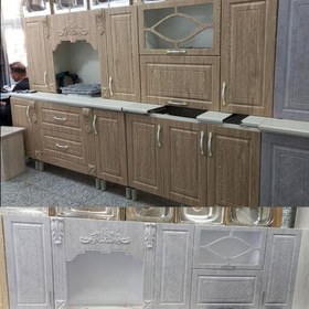 تصویر کابینت ممبران،ام دی اف، فلز، سه متر بالا سه متر پایین 