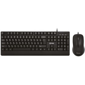 تصویر کیبورد و ماوس با سیم فاطر مدل CCN-4000B Fater CCN-4000B Wire Keyboard And Mouse