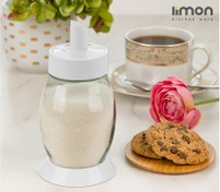 تصویر شکر پاش اطلس پایه دار لیمون کد 174 - سفید 