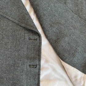 تصویر کت زنانه زمستانه آستردار مدل هایزل رنگ طوسی-آبی Hazel Model Women’s Lined Winter Coat in Blue-Grey