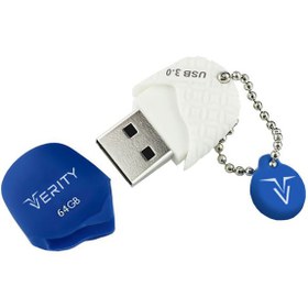 تصویر فلش 64 گیگ وریتی Verity V908 USB3.0 VERITY V908 64GB USB 3.0 FLASH DRIVE