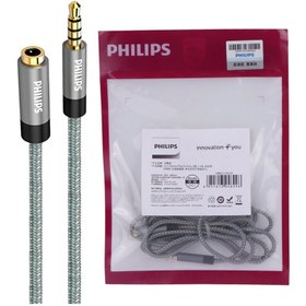 تصویر کابل افزایش طول صدا Philips SWR2114S/93 1.5m Philips SWR2114S/93 1.5m Male To Female AUX Cable