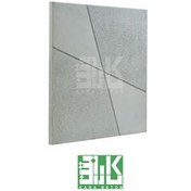 تصویر موزاییک پلیمری ضربدری 50*50 طوسی کارا بتن 