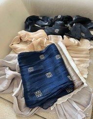 تصویر شال مجلسی دال‌بَر گل‌دوزی Loewe – وارداتی، درجه یک و موجود در ۶ رنگ 