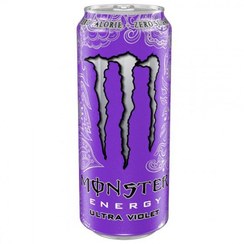 تصویر نوشیدنی انرژی زا بدون شکر بنفش مانستر 500 میلMonster 00948