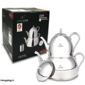 تصویر کتری و قوری لایف اسمایل مدل TK1 10 LIFE SMILE TK1-10 KETTLE AND TEA POT