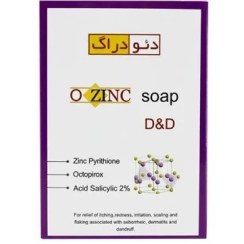 تصویر صابون ضد باکتری دئو دراگ مدل ozinc وزن 90 گرم 