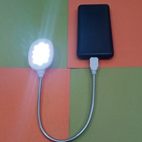 تصویر چراغ LED 13 تایی منعطف مخصوص لپ تاپ و گوشی موبایل خروجی USB 