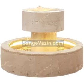 تصویر آبنما خانگی مدل سنگی غنچه 