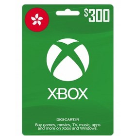 تصویر گیفت کارت ایکس باکس 300 دلاری هنگ کنگ (HK) 