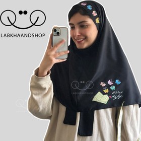 تصویر مقنعه طرح چاپی ۸۹ 