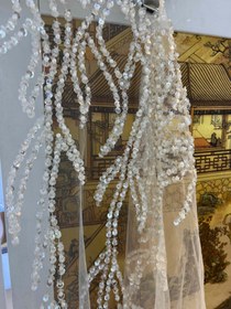 تصویر تور سر عروس کد ۱۰۱۸ 