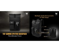 تصویر کوله پشتی گیمینگ ایسوس مدل TUF Gaming VP4700 سایز ۱۷ اینچ 