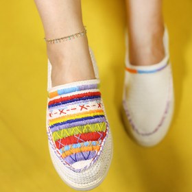 تصویر گیوه زنانه گلدوزی کد717 