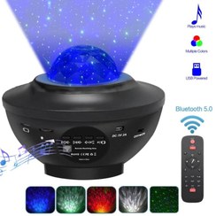 تصویر چراغ خواب کهکشانی مدل GH-1364 با اسپیکر و ریموت کنترل 