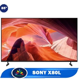 تصویر تلویزیون 4K هوشمند اندرویدی براویا سونی مدل 85X80L سایز 85 اینچ Sony Bravia 4K LED Android Google TV 2023 MODEL KD-85X80L