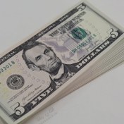 تصویر اسکناس پنج دلار آمریکا 