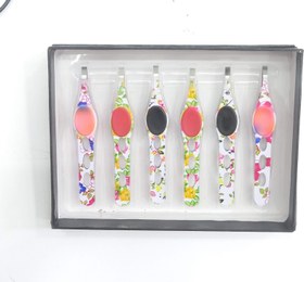 تصویر مو چین طرح گل 