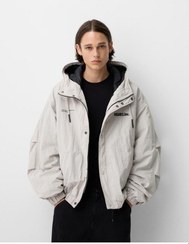 تصویر کاپشن کلاهدار مردانه برشکا اورجینال Bershka jacket 