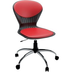 تصویر صندلی کارمندی صدفی گردان کد 404A ارگونومیک بدون دسته 