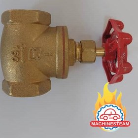 تصویر شیر گازی برنجی 