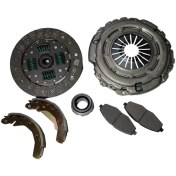 تصویر بسته تعویض دیسک و صفحه کلاچ و لنت ترمز ام وی ام 110 قدیم 