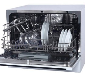 تصویر ماشین ظرفشویی رومیزی مایدیا مدل WQP6-3602F Midea WQP6-3602F Countertop Dishwasher