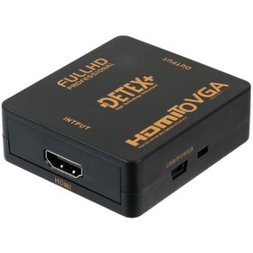 تصویر تبدیل Detex+ Detex+ VGA to HDMI converter