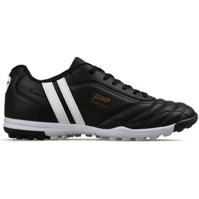 تصویر کفش‌ فوتبال چمن مصنوعی مشکی مدل 13258 V4 برند jump 13258 Black Astroturf Football Shoes V4