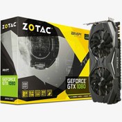 تصویر کارت گرافیک Zotac GTX 1080 AMP (در حد نو-بدون کارتن) 