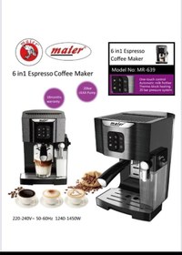 تصویر اسپرسوساز مایر مدل MR-639 maeir MR-639 Espresso maker