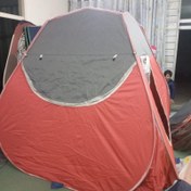 تصویر چادر مسافرتی ۱۲ نفره مکعبی ضد آب با سقف عریض و هواکش دار 