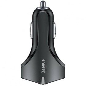 تصویر شارژر فندکی باسئوس | Baseus Rocket Dual-USB Car Charger 