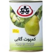 تصویر کمپوت گلابی یک و یک 