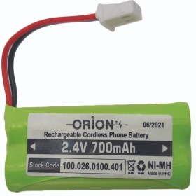 تصویر باتری تلفن بی سیم اوریون مدل 2.4V 700mAh 