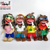 تصویر عروسک باب مارلی خواننده جامائیکایی 35 سانت کد 1150 ا قابلیت انتخاب در طرح بندی متفاوت قابلیت انتخاب در طرح بندی متفاوت